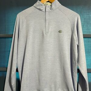 Oakmont Peter Millar Zip Up Sweater Small